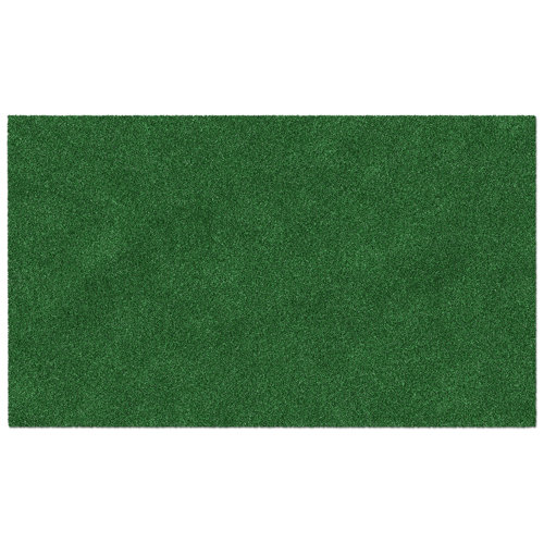 Primrue Outdoor Artificial Turf With Marine Backing Garden Green